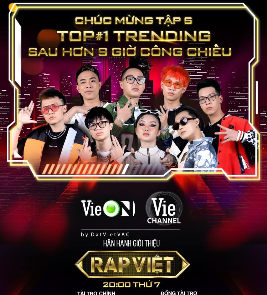 Chiếm đỉnh Top 1 YouTube Trending, ‘Rap Việt – Mùa 2’ khiến fan nguyện cày view đến tập cuối  - Ảnh 1